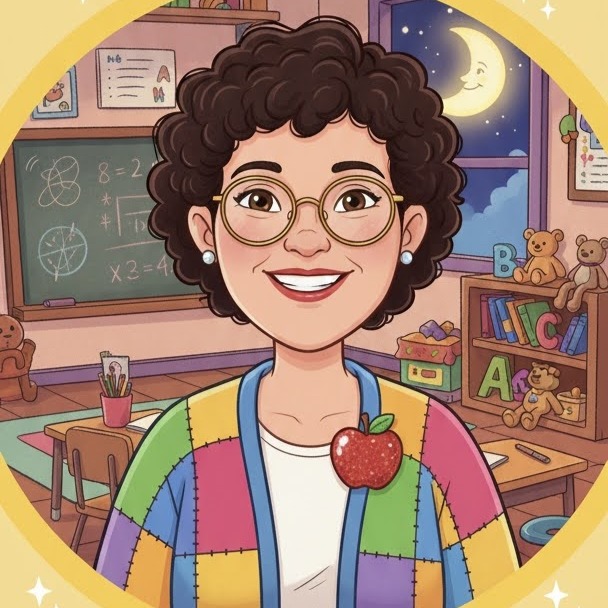 Learn with Ms. Donna logo with colorful background